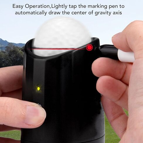 Ball Spinning Balancer High Speed Accurate Easy Axis Marker Tool for Golf Enthusiasts Lightweight Portable PP Material in Kuwait