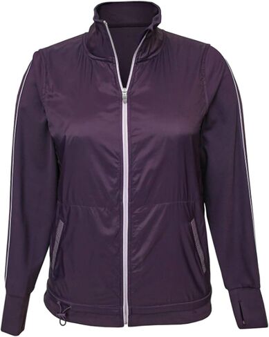 Tangerine Ladies' Active Jacket (Small, Plum/Light Pink) in Kuwait