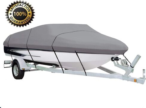 SBU Grey Boat Cover Compatible for Rinker 212 Captiva I/O 1995-1999 2000 2001 2002 2003, Trailering Storage Mooring in Kuwait