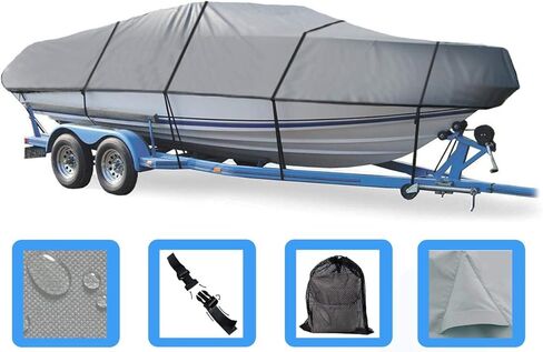 SBU Boat Cover Compatible for SEASWIRL 180 BOWRIDER BOWRIDER O/B 1996 1997 in Kuwait