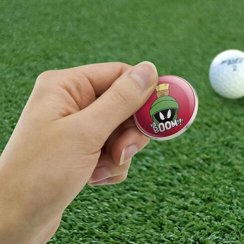 GRAPHICS & MORE Looney Tunes Marvin The Martian Kaboom Golfing Premium Metal Golf Ball Marker in Kuwait