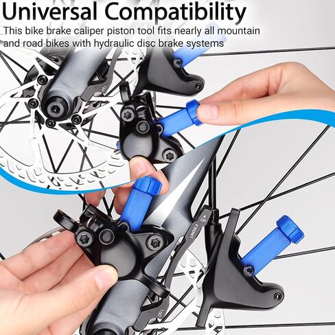 Bike Brake Pad Spreader Tool, Bicycle Hydraulic Disc Brake Piston Reset Tool with Carbon Steel, Piston Caliper Resetter for Mountain and Road Bike in Kuwait