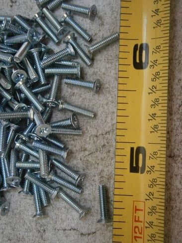 New Pack of Machine Screw #2/56 x 3/8 Phillips Flat Head Undercut Steel Zinc Lot of 100#4762 Multi-Purpose Comprehensive Hardware Fastener Assortment Kit WnyNEH04564 in Kuwait