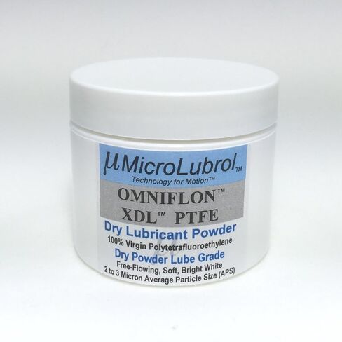 مسحوق التشحيم الجاف OMNIFLON XDL 100% Virgin PTFE، متوسط ​​2-3 ميكرون. حجم الجسيمات، فرشاة تطبيق مجانية. in Kuwait