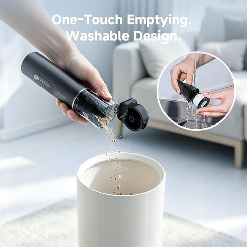 Dreame VBP20-B Cordless Handheld Vacuum Cleaner, 4-in-1 Portable Car Vacuum with All-in-One Charging Dock, 19KPa Suction, One-Touch Empty, Lightweight Air Duster Blower for Car, Keyboard, Office, Home in Saudi Arabia