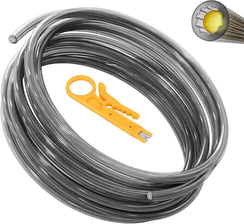 أنبوب PTFE بطول 16.4 قدم (5 متر) لشعيرة 1.75 مم مع قاطع، تصميم داخلي على شكل نجمة منخفض الاحتكاك، أنابيب بودين، OD 4 مم ID 2.2 مم، ملحقات الطابعة ثلاثية الأبعاد in Kuwait