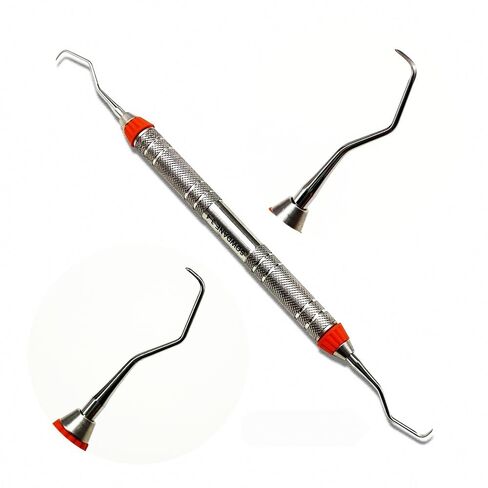 1 قطعة عالية الجودة أدوات طب الأسنان Gracey قشارة اللثة الفولاذ المقاوم للصدأ أداة تجريف اللثة أداة طب الأسنان (1 قطعة 11/12) in Kuwait