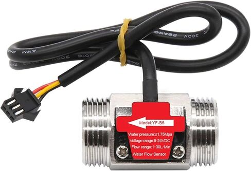 1/2"" 3/4"" 1"" 2"" DC 5-18V Water Flow Sensor Stainless Steel Flow Sensor Water Control Liquid Sensor Switch in Saudi Arabia