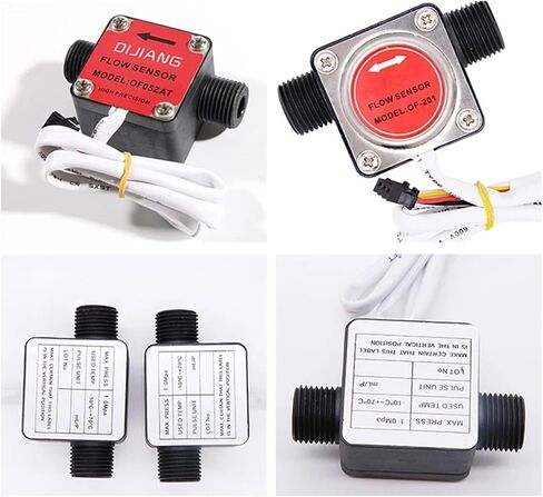 1/2"" 3/4"" Gear Flowmeter Flow Sensor Flow Meter Flow Sensor Switch for Viscous Liquid DC5~18V in Saudi Arabia