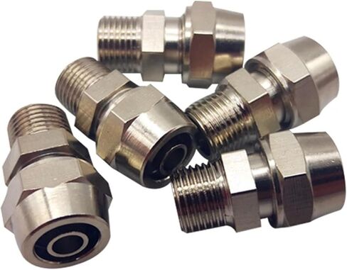 Quick Connector Hose Tube Connectors OD Pc 4 6 8 10 12 16mm Thread-m5 M6 1/8 3/8 1/2" 1/4"Pneumatic Pipe Fittings 1Pcs(PC6-02) in Kuwait