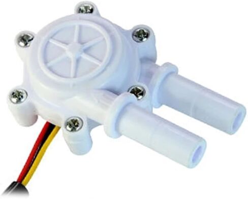 1/4" Quick Connect Water Flow Sensor Switch Flowmeter Fluid Meter Counter 0.2-8L/min for Drinking Fountain in Saudi Arabia