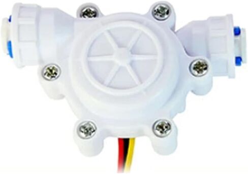 1/4" Quick Connect Water Flow Sensor Switch Flowmeter Fluid Meter Counter 0.2-8L/min for Drinking Fountain in Saudi Arabia
