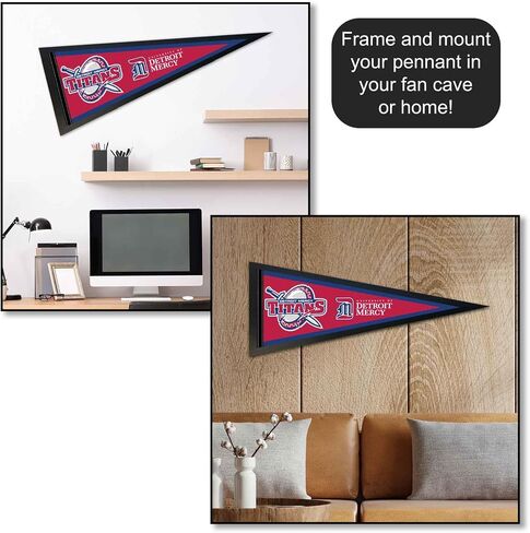 Detroit Mercy Titans Wordmark Logo Pennant Flag in Kuwait