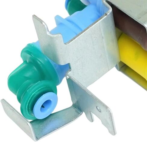 67006531 K-76372 N-86-QC صمام مياه الثلاجة ذو المدخل المزدوج متوافق مع استبدال الملف اللولبي DIY | صمام الملف اللولبي لمياه الثلاجة ذو المدخل المزدوج مع ملفات مزدوجة ومحطات أنابيب قياسية لصيانة الثلاجة بنفسك بسرعة in Kuwait