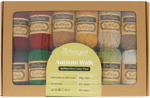 Scheepjes Softfun Colour Pack 12x20g Ocean Breeze in Kuwait