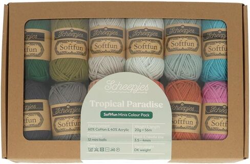 Scheepjes Softfun Colour Pack 12x20g Ocean Breeze in Kuwait
