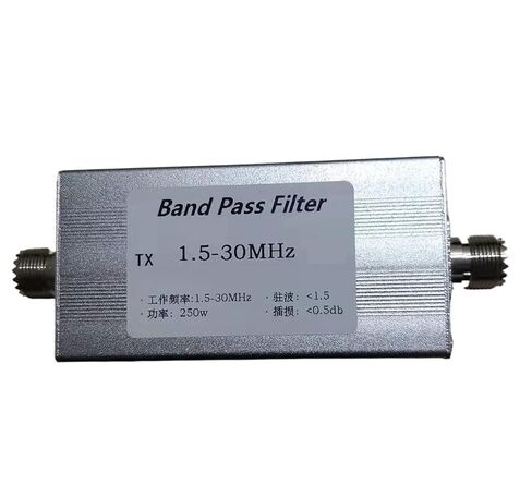 BPF-1.5-30 Short Wave bandpass Filter 1.5-30MHz BPF bandpass Filter 250w in Saudi Arabia