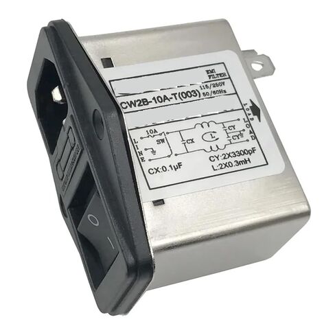 Filter au dio Power Purifier 220V EMI Filter DC Socket 12V ve hicle CW2B-10A(CW2B-10A-T(003)) in Saudi Arabia