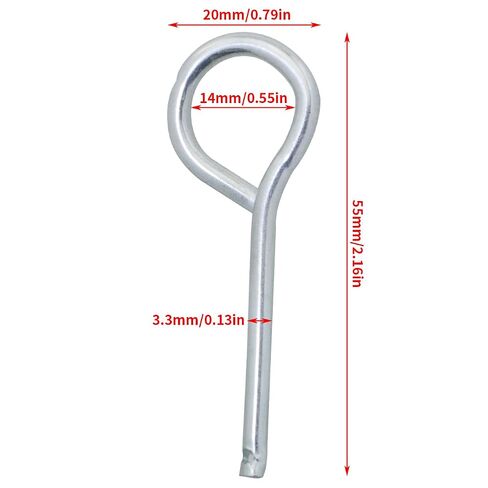 20PCS Dry Powder Fire Extinguisher Accessories Nozzle Iron Pins x20 Red Fire Extinguisher Plastic Seals x40 Valve Safety Locking Iron Wire Pins in Kuwait