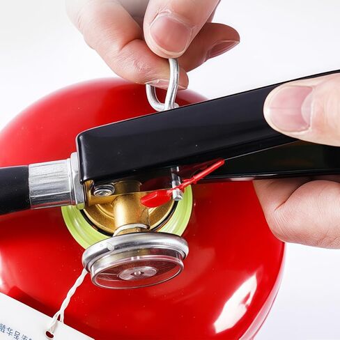 20PCS Dry Powder Fire Extinguisher Accessories Nozzle Iron Pins x20 Red Fire Extinguisher Plastic Seals x40 Valve Safety Locking Iron Wire Pins in Kuwait