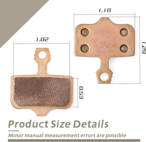 2PCS Brake Pads Replacement for Rad Power RadCity 5 Plus for RadRover 6 Plus for Lectric XP Trike/3.0/4.0 for Segway for Ninbot GT1 GT2 for Vanmoof S5/A5 for MoonCool TK1 for SWFT Zip/BMX in Kuwait