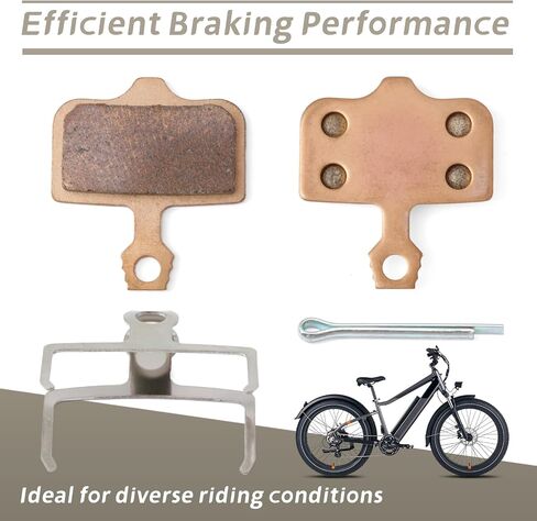 2PCS Brake Pads Replacement for Rad Power RadCity 5 Plus for RadRover 6 Plus for Lectric XP Trike/3.0/4.0 for Segway for Ninbot GT1 GT2 for Vanmoof S5/A5 for MoonCool TK1 for SWFT Zip/BMX in Kuwait