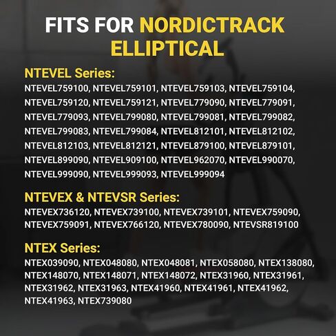 محرك مقاومة بيضاوي الشكل 6 فولت، متوافق مع سلسلة NordicTrack بيضاوي الشكل NTEL NTEVEL NTEX NTCW، شداد فرامل محرك مقاومة 0.4HP 40 دورة في الدقيقة، يستبدل الجزء 241949 in Kuwait