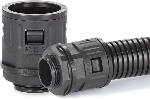 10 قطعة M12-M63 أنبوب مشترك للقناة المموجة AD10-AD54.5 أنبوب مشترك (AD42.5-PG36 ، 50 قطعة) in Kuwait