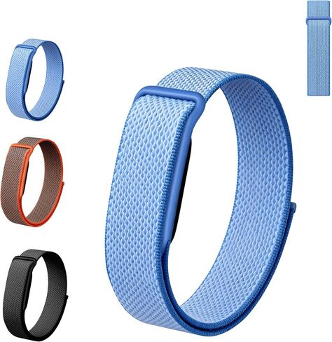 حزام متوافق مع Google Fitbit Air، حزام بديل رياضي مسامي مع إبزيم قابل للتعديل، سوار معصم من النايلون المقاوم للماء لمتتبع اللياقة البدنية Fitbit Air in Kuwait