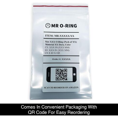 Mr O-Ring 021 Viton O-Ring - 75A Durometer, 15/16" ID, 1-1/16" OD, 1/16" CS, Black (Pack of 50) in Kuwait