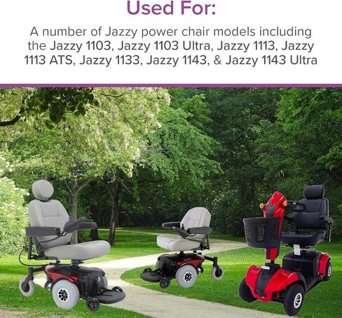 AlveyTech 24 Volt 4.0 Amp On-Board Battery Charger - Replacement fits Jazzy Ultra, Select, EV Rider CityRider, Jet Ultra, Pride Dynamo, Flash, TSS 450, Quantum, Medical E-Wheelchair, Electric Scooter in Saudi Arabia