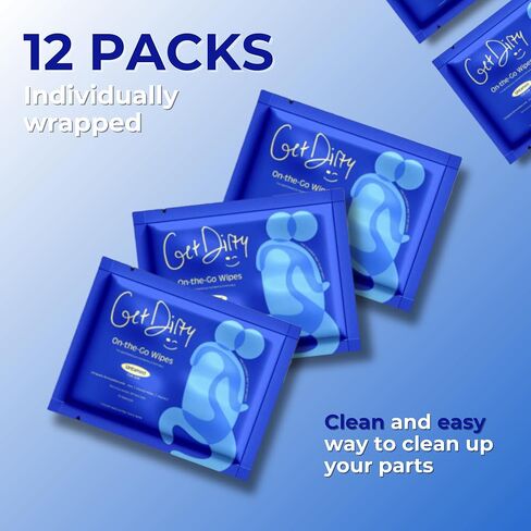 Body Wipes for Adults Extra Large – Disposable Washcloths for Bath & Shower, Wet Adult Wipes, Personal Cleansing Wipes – 12 Packs in Kuwait