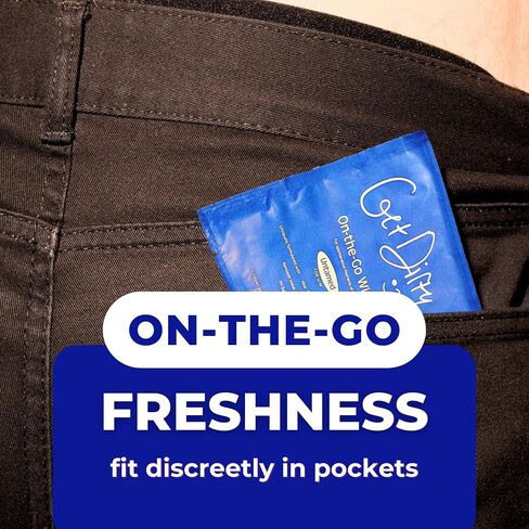 Body Wipes for Adults Extra Large – Disposable Washcloths for Bath & Shower, Wet Adult Wipes, Personal Cleansing Wipes – 12 Packs in Kuwait