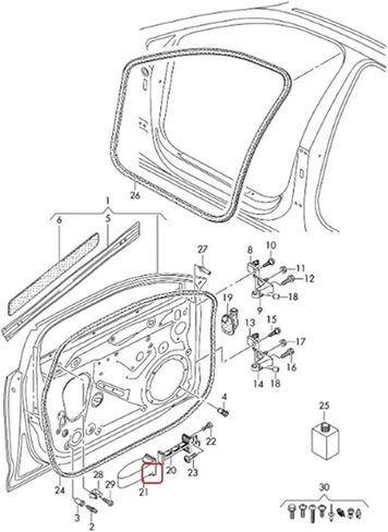 Door Check Strap Hinge Compatible with A4 8W B9 for Avant 2015 2016 2017 2018 2019 2020 8W0837249 Front Door Hinge Stop Check Strap Limitery Side in Kuwait