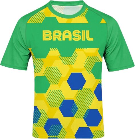Soccer Cup 2026 Shirts for Men Fan Soccer Jerseys Soccer Graphic Shirt USA Brazil Football Argentina Fans Gifts Tops in Kuwait