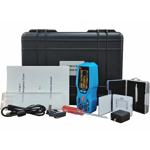 Surface Roughness Tester Surftest Profilometer Gauge with 14 Parameters Large Capacity Data Memory Can Store 100 Groups Digital Surface Profile Gauge in Kuwait