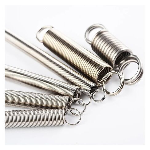 0.3/0.4/0.5mm 304Stainless Ring Hook Tension Spring(110mm,4mm,0.5mm(2pcs)) in Kuwait