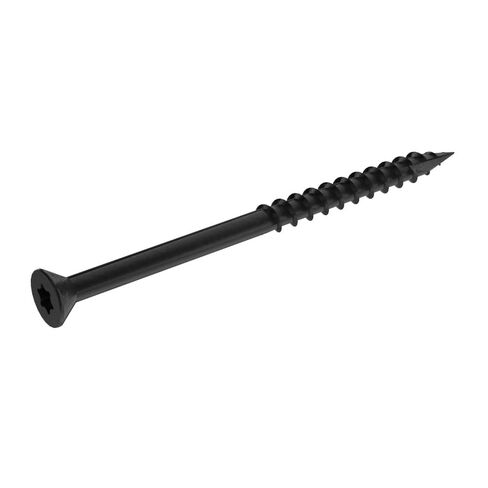 Grip-Rite PrimeGuard Plus Premium Deck Screws for Outdoor Projects - Bugle Head - T-25 Star Drive - Coarse Thread Wood Screws - 9 x 3-1 Lb Box - Black - L3STBL1 in Kuwait