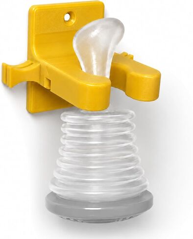 Wall Mount Holder for LifeVac Emergency Suction Device, Dual Mount Options Quick Choking Rescue Access, Yellow (Device Not Included) in Kuwait