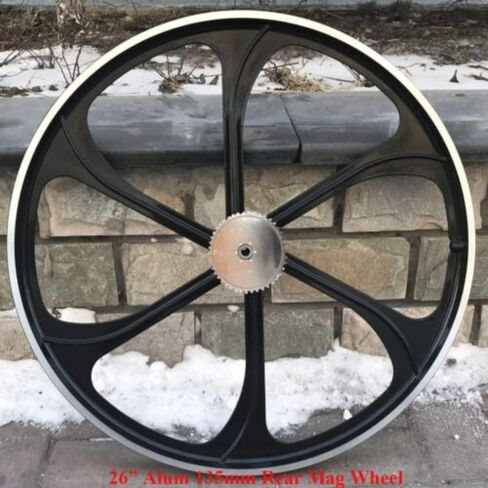 26" Aluminum Alloy Rear Mag Wheel ONLY with 44T Sprocket, Gas Motorized Bicycle in Kuwait
