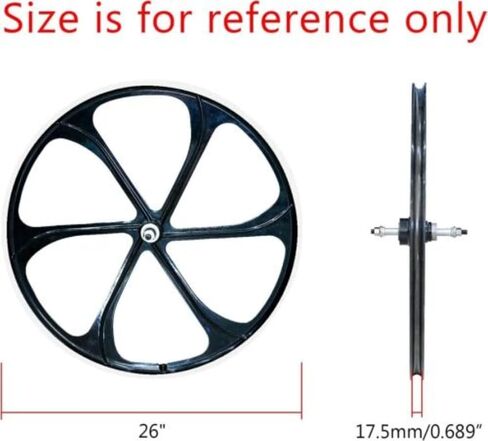 26" Aluminum Alloy Rear Mag Wheel ONLY with 44T Sprocket, Gas Motorized Bicycle in Kuwait