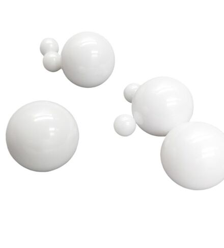 Balls 100pcs Zirconia Ceramic 0.8mm/1.0mm/1.2mm/1.5mm/1.588mm/2.0mm/2.381mm/2.5mm/2.778mm Precision Bearing Ball(2.381mm) in Kuwait