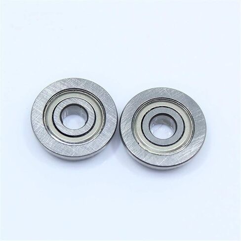 Flanged Bearings 10Pcs Flange Bearing F604ZZ Deep Groove Ball ABEC-1 Size 4x12x4mm Chrome Steel Industrial Products in Kuwait