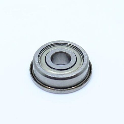 Flanged Bearings 10Pcs Flange Bearing F604ZZ Deep Groove Ball ABEC-1 Size 4x12x4mm Chrome Steel Industrial Products in Kuwait