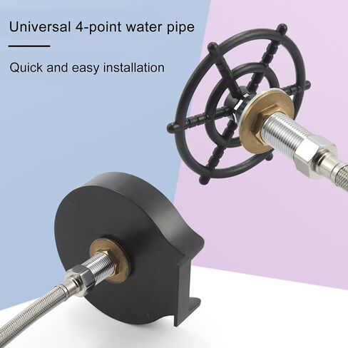 Maxmartt Glass Rinser and Cup Washer for Sink, 360° Rotating Spray Nozzle with Pull-Out Design, Bottle Cleaner - Tilted Base Prevents Splashing, Kitchen Sink Accessories for Home & Bar in Kuwait