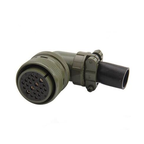 MS3108A28-11S Cylindrical Circular Right Angle 22 Pin Female Plug Solder Cup Cable 5015 Connector in Kuwait