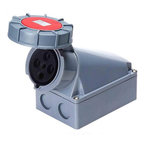 IEC60309 Waterproof Industrial Plug and Socket 4Pin 125A 380V-415V 3P+E Flame Retardant IP67 in Kuwait