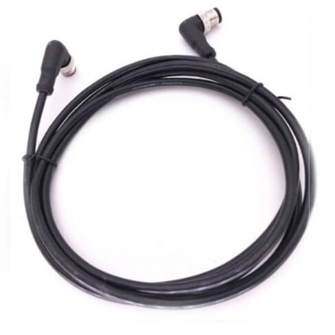 10 قطعة M8 3Pin التوصيل إلى كابل موصل مقاوم للماء الزاوية اليمنى ذكر إلى مع 1 متر 24AWG صب in Kuwait