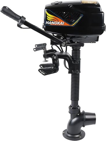 1000W 48V Electric Outboard Motor, Heavy Duty Hangkai Outboard Motor, Kayak Engine, 551Lbs Thrust Short Shaft Transom Mounting Brushless Motor, Outboard Boat Motor Engine for Boats (4.0JET PUMP) in Kuwait