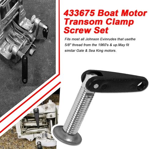 YMT 433675 محرك القارب Transom المشبك المسمار مجموعة صالح لجونسون Evinrude خارجي 0433675 in Kuwait